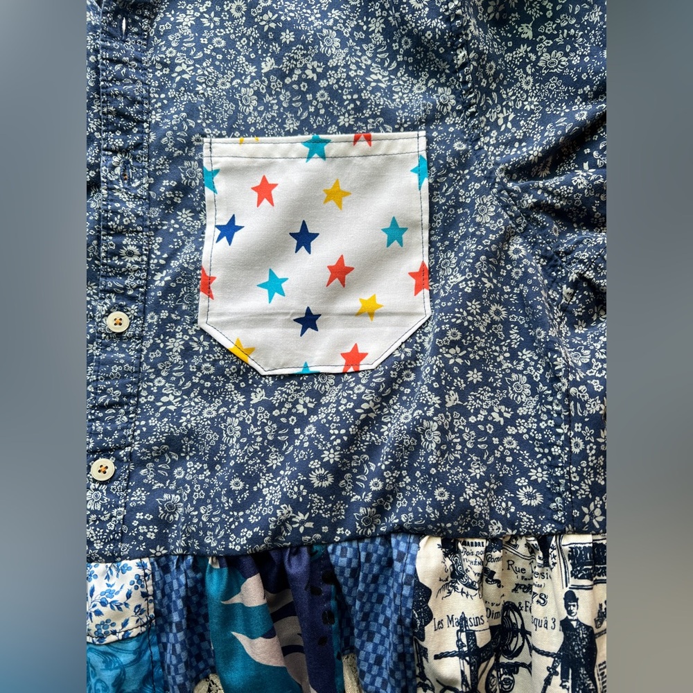 Patchwork Shirtdress With Pockets! - image 6